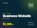 Business Website package by Meridians LLC: from $1,290 USD, 15 business days, 2 revision rounds