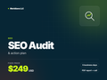 SEO Audit package by Meridians LLC: fixed price $249 USD, 5 business days, PDF report and call