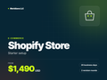 Shopify Store Starter package by Meridians LLC: from $1,490 USD, 20 business days, 2 revision rounds